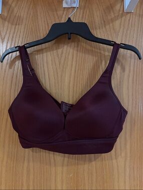 Jockey, wire-free plum color, bra, small